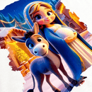 T-Shirt Infantil Branca Maria Grávida