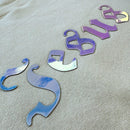 Moletom Off White Aplique Jesus