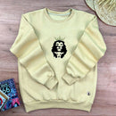 Moletom Caqui Coroa Cordeiro e Leão