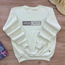 Moletom Off White Jesus Cristo Glitter