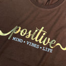 Camiseta Feminina Marrom Positive