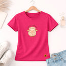 Camiseta Feminina Pink O Senhor é o Meu Pastor Ovelha