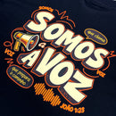 Oversized Preta Full Somos a Voz