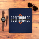 Camiseta Masculina Azul Positividade Sempre