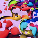 Camiseta Feminina Rosa Corações