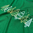 Camiseta Feminina Verde Árvores Natal