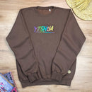 Moletom Marrom Aplique Camaleão Yeshua