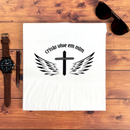 Camiseta Masculina Branca Cristo vive em mim