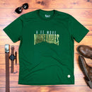 Camiseta Masculina Verde A fé Move Montanhas Camaleão