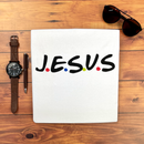 Camiseta Masculina Branca J.E.S.U.S