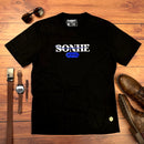 Camiseta Masculina Preta Sonhe Realize