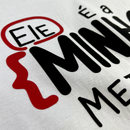 Camiseta Feminina Branca Ele é a minha metade