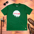 Camiseta Masculina Verde Papai Noel Trenó