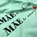 Camiseta Feminina Verde Menta Mãe é Abrigo