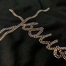 Moletom Preto Jesus Strass