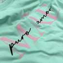 Camiseta Feminina Verde Menta Mãe Puro Amor