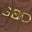 Camiseta Feminina Marrom God Is Good