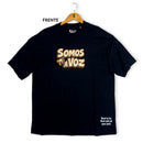 Oversized Preta Full Somos a Voz