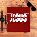 Camiseta Masculina Vermelha Holy Jesus Lives In