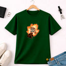 Camiseta Masculina Verde Good is Good Fogo