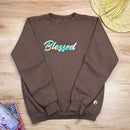 Moletom Marrom Blessed Holográfico