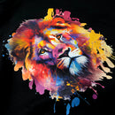 Moletom Preto Leão Colorido