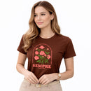 Camiseta Feminina Marrom Sempre Isaías 40:8