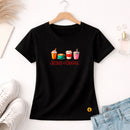 Camiseta Feminina Preta Jesus & Coffee