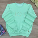 Moletom Menta Batimento Coração