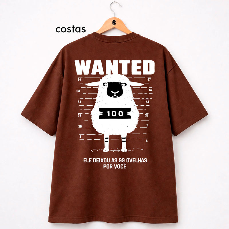 Oversized Marrom Ele Deixou as 99 Ovelhas por Você
