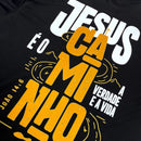 Oversized Preta Full Jesus é o Caminho