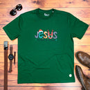 Camiseta Masculina Verde Jesus The Reason For The Season