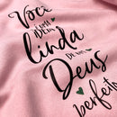 Moletom Rosa Você é Uma Ideia Linda