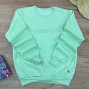 Moletom Menta Aplique Positive