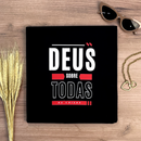 Camiseta Feminina Preta Deus Sobre Todas As Coisas
