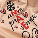 Camiseta Feminina Salmão Mãe Amor Pra Sempre