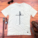 Camiseta Masculina Off White Fé