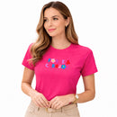 Camiseta Feminina Pink Forte & Corajosa