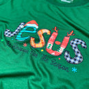 Camiseta Masculina Verde Jesus The Reason For The Season
