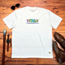 Camiseta Masculina Off White Aplique Camaleão Yeshua