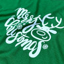 Camiseta Feminina Verde Merry Christmas Alce