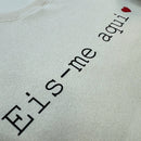 Moletom Off White Eis-me aqui