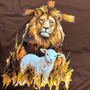 Camiseta Feminina Marrom Cruz Leão E Cordeiro