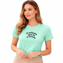 Camiseta Feminina Verde MentaTe Orienta Que tu é Crente