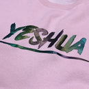 Moletom Rosa Aplique Camaleão Yeshua