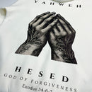 Moletom Canguru Com Capuz Off White Yahweh Hesed