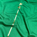 Camiseta Masculina Verde Fé Listra Dourado