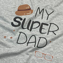 Camiseta Masculina Cinza My Super Dad