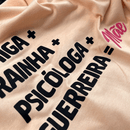 Camiseta Feminina Salmão Amiga Igual Mãe