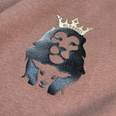 Moletom Marrom Coroa Cordeiro e Leão